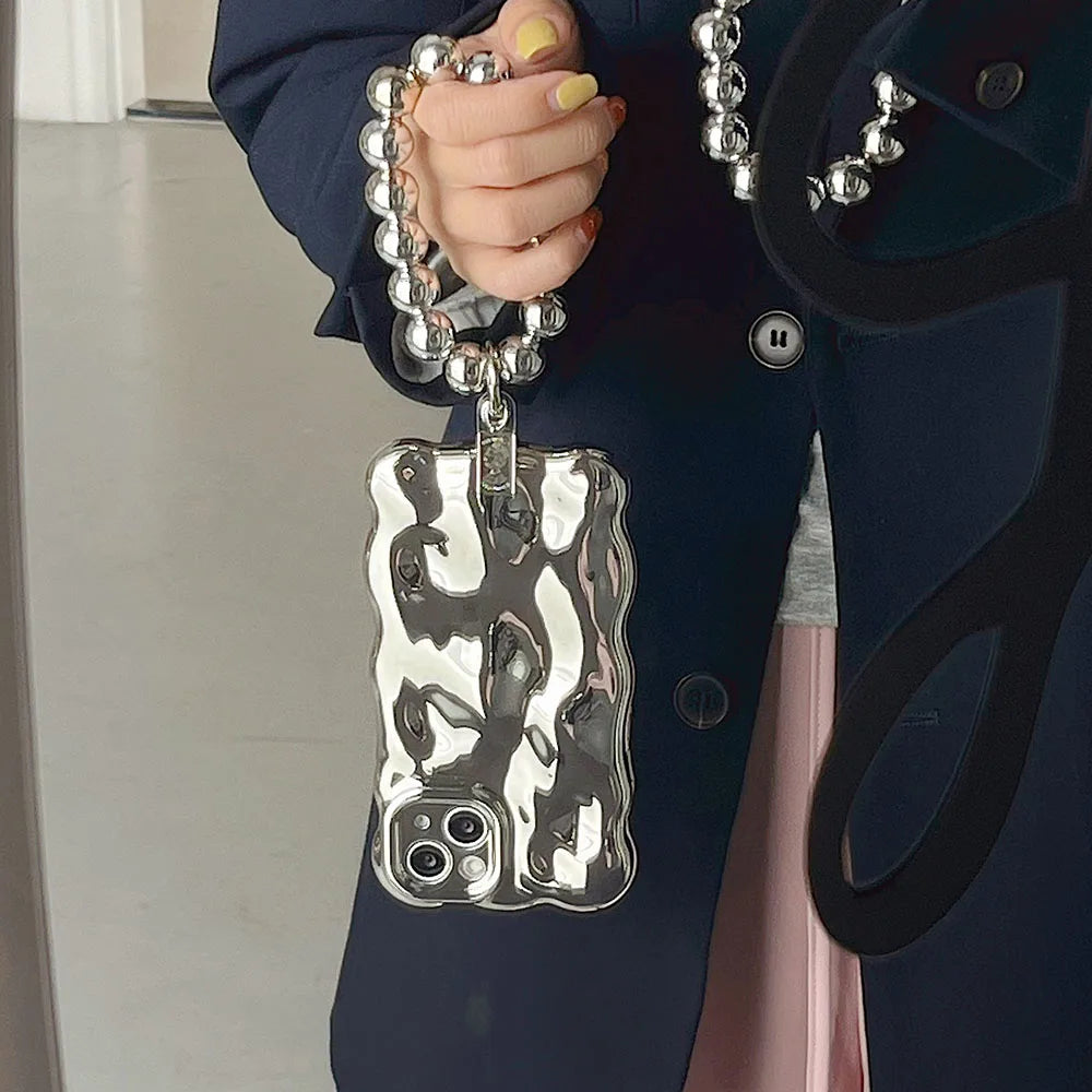 Chrome Silver With Chain